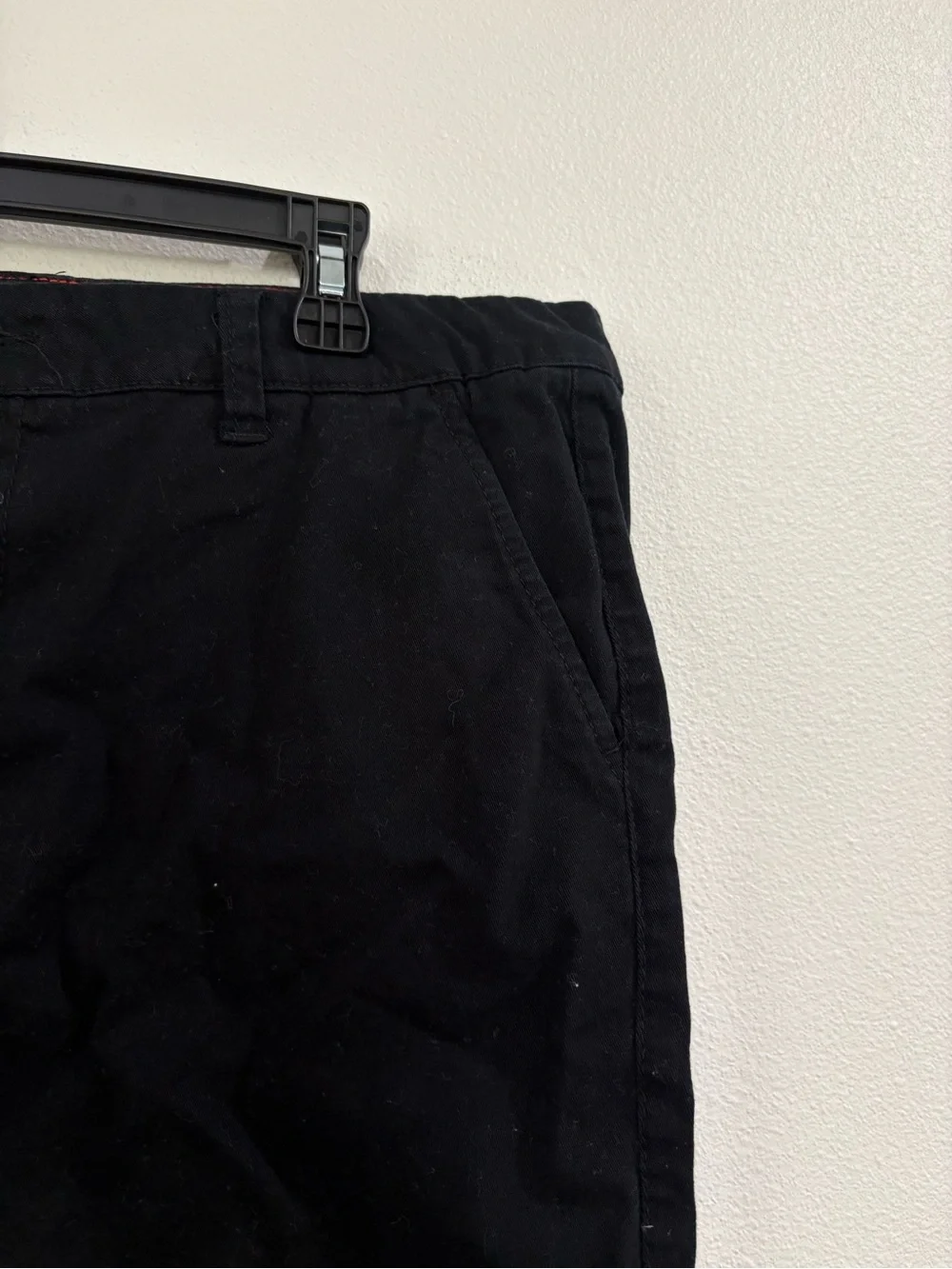 Freestyle Black Cotton Mini Skirt